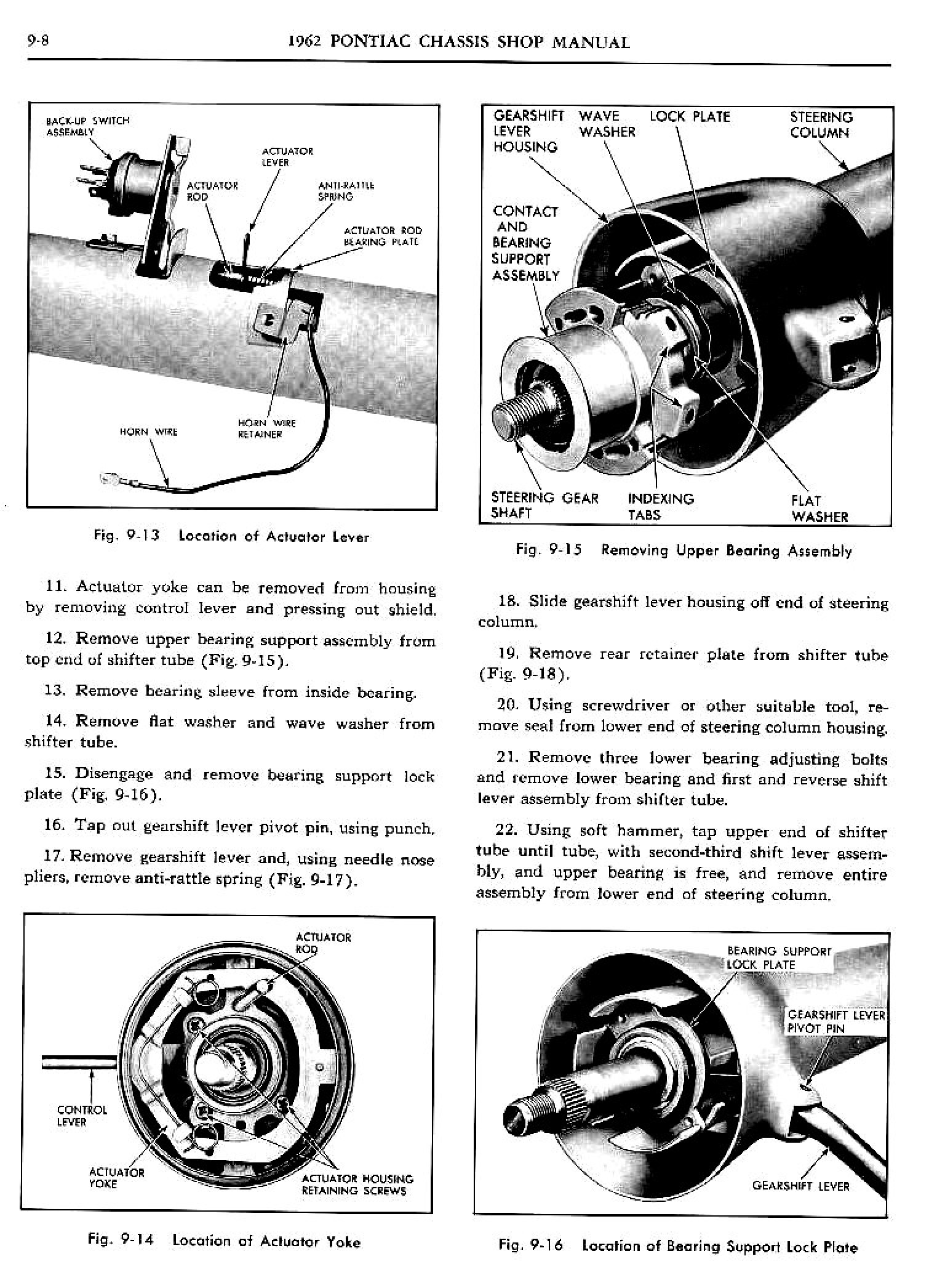 1962 Pontiac Chassis Service Manual- Steering Page 8 of 22